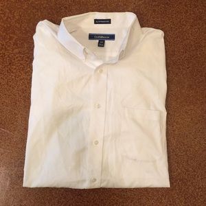 Croft&barrow white button down men’s shirt!
